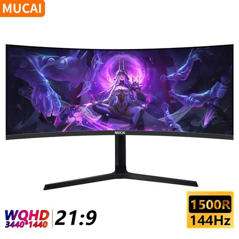 Mucai Inch K Led Curved Gaming Monitor Personal Pc Tech Store