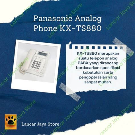 Jual Pesawat Telepon Telepon Meja Kantor Rumah Panasonic Kx Ts