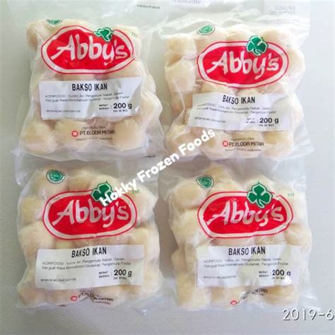 Jual Bakso Ikan Abbys Gr Isi Shopee Indonesia