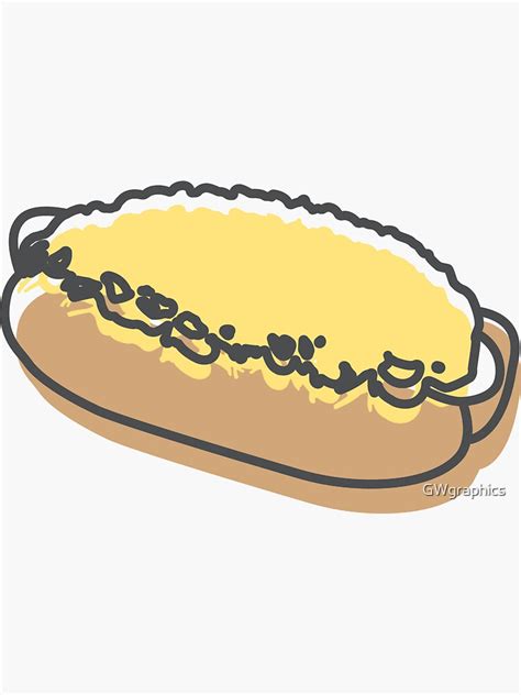 "Skyline Chili Cheese Coney" Sticker for Sale by GWgraphics | Redbubble