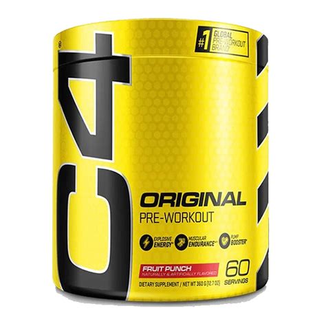 Buy Cellucor C4 Original Pre Workout Powder 60 Servings Fruit Punch