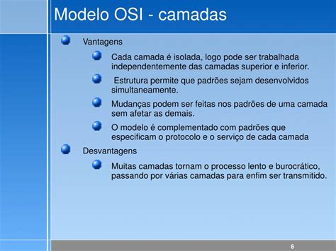 Ppt Modelo Osi Camadas Funcionamento Powerpoint Presentation Free