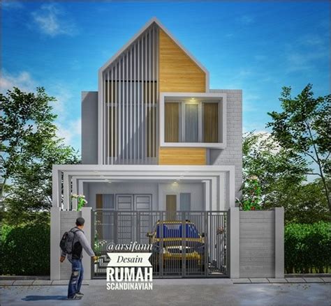 Desain Rumah 2 Lantai Lebar 7 Meter A09 Arsifan Project Bangun