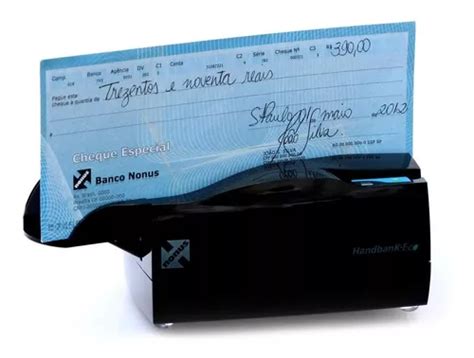 Leitor De Boleto E Cheque Nonus Handbank Eco Cmc Parcelamento Sem