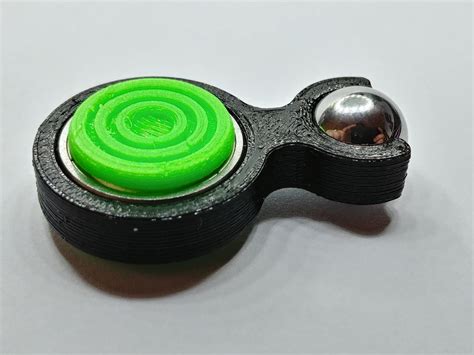 One Handed Fidget Spinner By Mistertech Download Free Stl Model