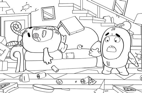 Top 22 Printable Oddbods Coloring Pages - Online Coloring Pages