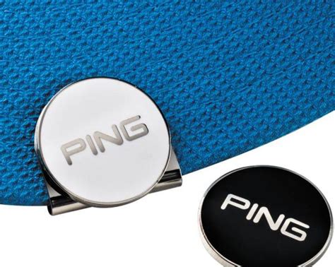 PING Hat Clip Ball Marker Set Golf Equipment Clubs Balls Bags