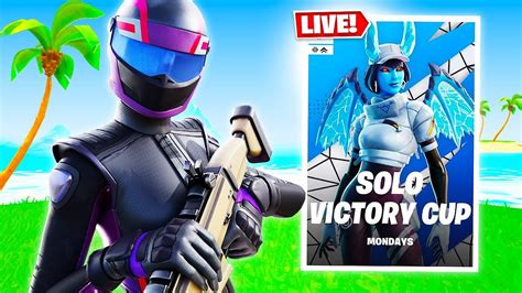 LIVE FORTNITE SOLO VICTORY CUP TOURNAMENT YouTube