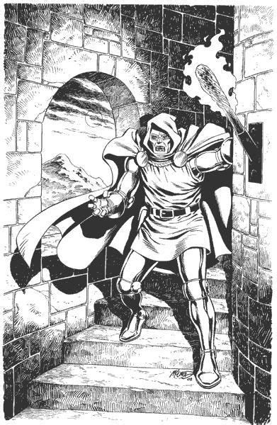 Bob McLeod In Marco Ravetto S Doom S Castle Commissions Comic Art