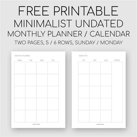 Bobbi Printables Printable Calendars At A Glance