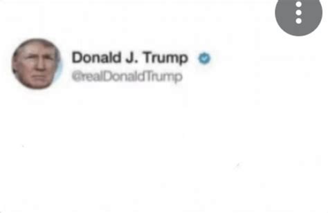 Trump Twitter page Blank Template - Imgflip