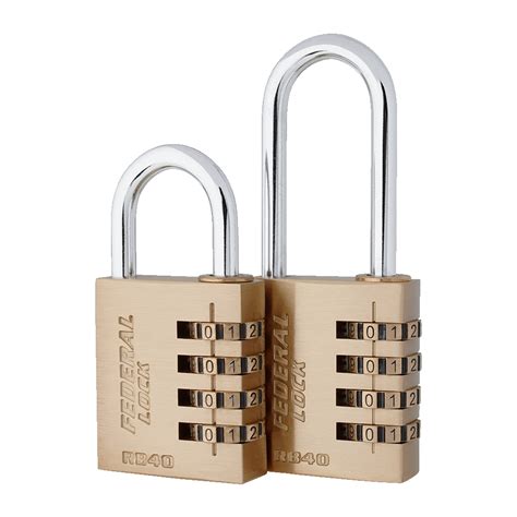 Federal Lock Brass Combination Lock Rb Series