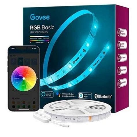 Bande Lumineuse LED Govee RGB Smart Wi Fi Bluetooth H615A 5 M