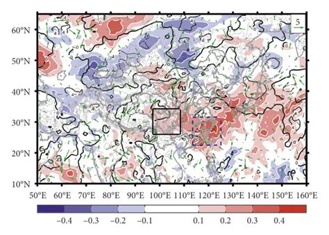 Correlation Color Shading Between Tpmvi And Hpa Gph In The