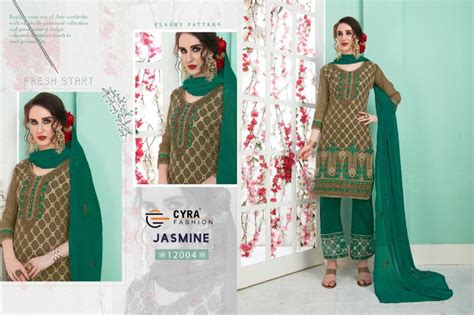 Georgette Semi Stitched Jasmine Eid Collection Karachi Salwar Kameez