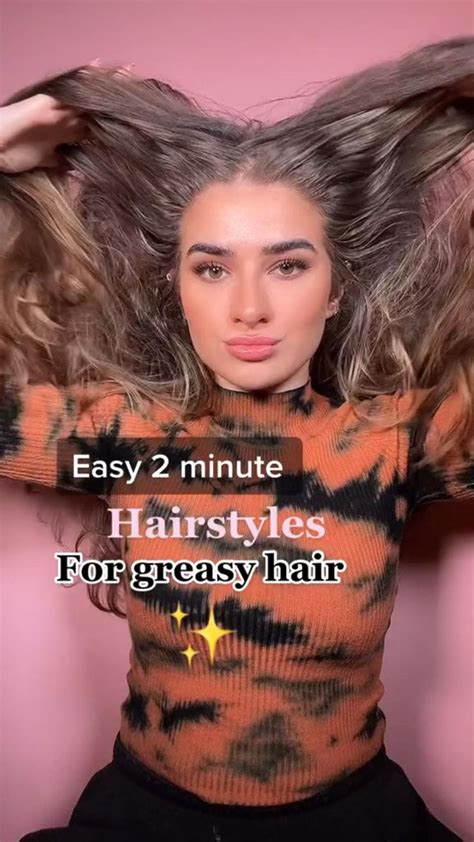 Easy Hairstyle Ideas Quick Hairstyles For Greasy Hair Easy