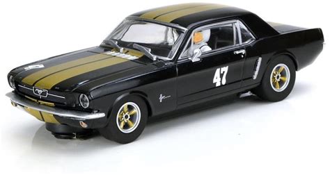 Scalextric C Ford Mustang Black And Gold Samirc