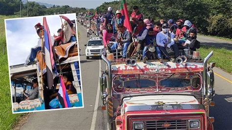 La Minga Ind Gena Hace Presencia En Las Manifestaciones Del Paro