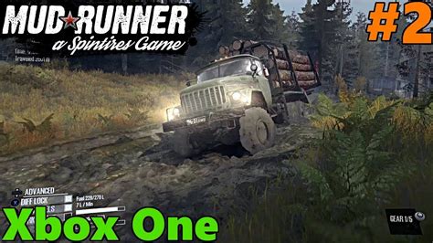 SpinTires Mud Runner XBOX ONE Let S Play Part 2 Lumber ON THE WAY