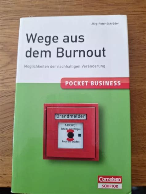 WEGE AUS DEM Burnout Möglichkeiten der nachhaltige Buch Zustand