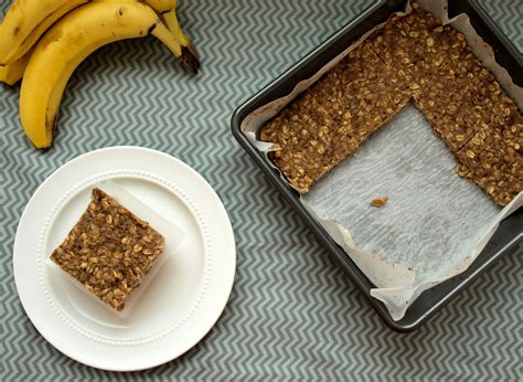 Banana Oat Bars Vegan Gluten Free Nut Free Happy Healthy Mama