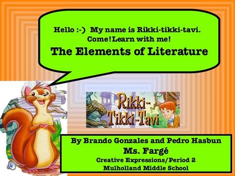 😎 Rikki tikki tavi theme. Quiz & Worksheet. 2019-02-12