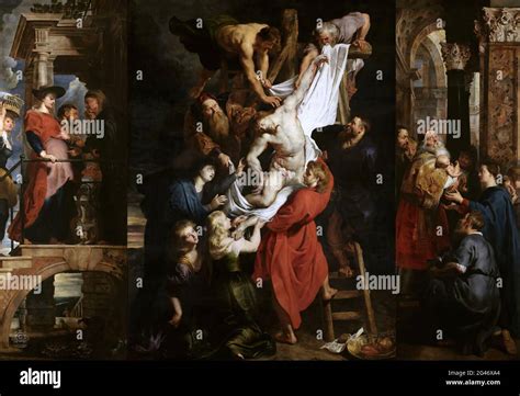 Peter Paul Rubens - the Descent from the Cross Stock Photo - Alamy