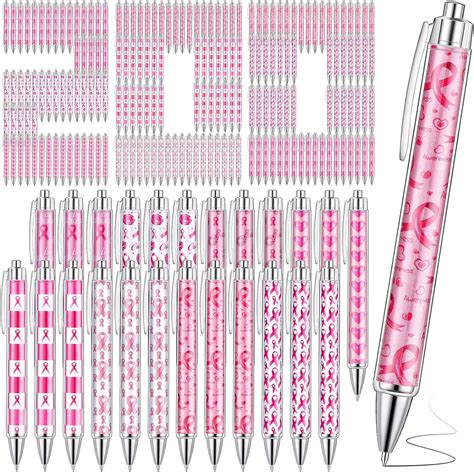 Amazon Yeaqee Pcs Breast Cancer Pens Bulk Cancer Awareness