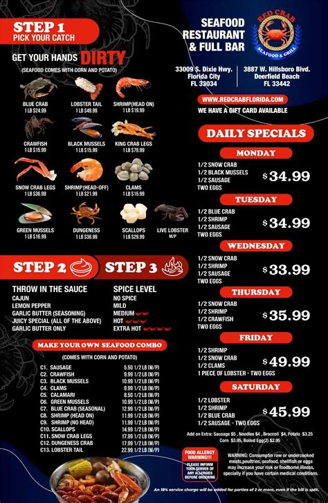 RED CRAB SEAFOOD AND GRILL | Online Order | Deerfield Beach | FL