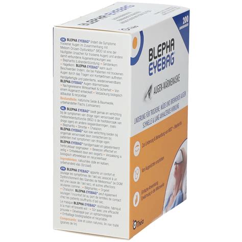 BLEPHA EYEBAG MASQUE CHAUFFANT POUR LES YEUX 1 Pc S Shop Pharmacie Fr