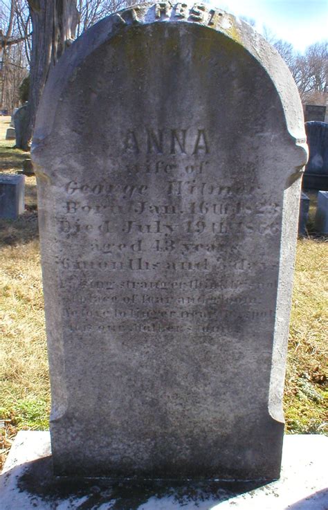 Anna Peoples Witmer Find A Grave Memorial