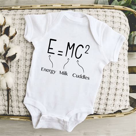 Emc2 Onesies® Science Bodysuit Funny Baby Clothes Geek Etsy