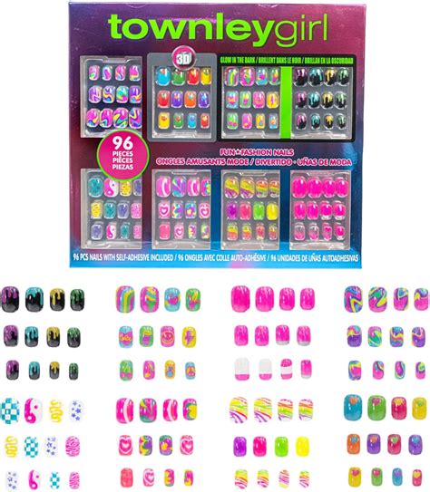 Amazon French Tip Press On Nails Short Square Fake Nails Nude Pink False With Flower