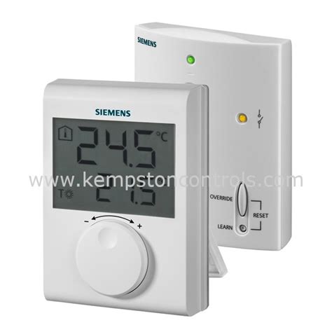 Siemens Smart Infrastructure Rdh Rf Set Wireless Room Tpi Thermostat