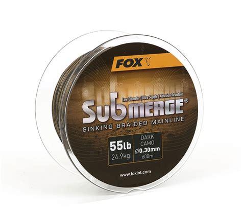 Fox Submerge Sinking Braid 600m Tackle And Baits