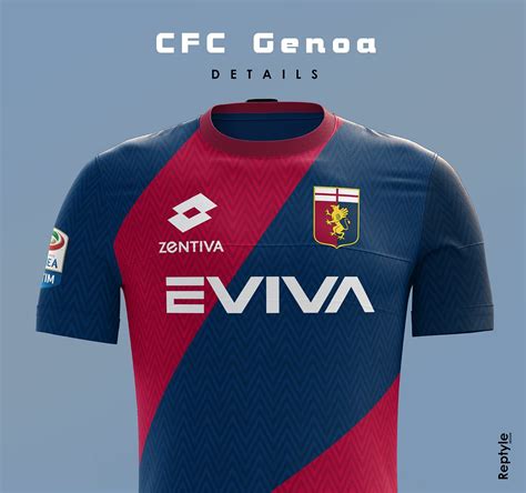 Genoa Calcio Soccer Kit Concept On Behance Soccer Kits Soccer Genoa