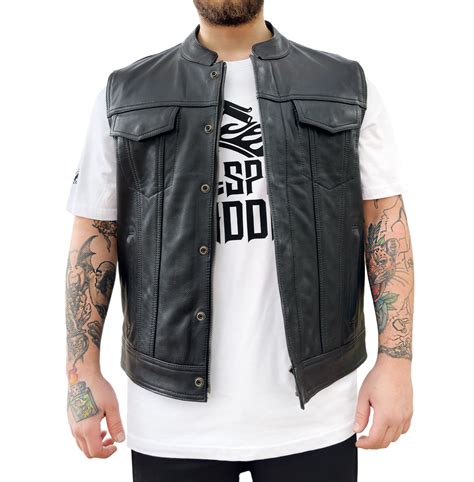 California Leather Motorcycle Vest