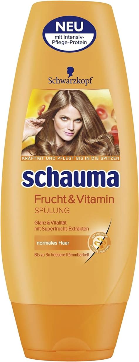 Schauma Frucht And Vitamin Spülung 1 Er Pack 1 X 250 Ml Amazonde