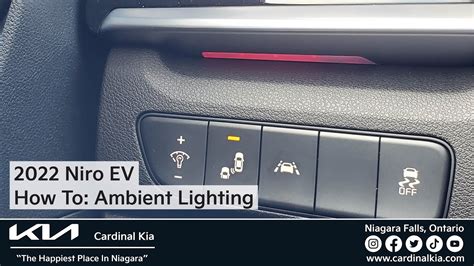 CK 2022 Kia Niro EV How To Change Your Ambient Lighting YouTube