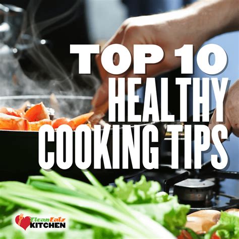 top  healthy cooking tips