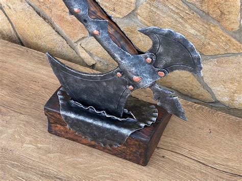 Medieval Axe Decorative Axe Viking Axe Hand Forged Axe Etsy