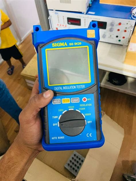 Digital Insulation Tester Model Name Number Sigma Giga Ohm At Rs