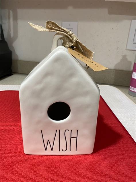 Rae Dunn Wish Birdhouse On Mercari Rae Dunn Dunn Bird Houses