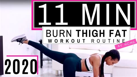 BURN THIGH FAT WORKOUT L 11 Minute Workout Video To BURN FAT