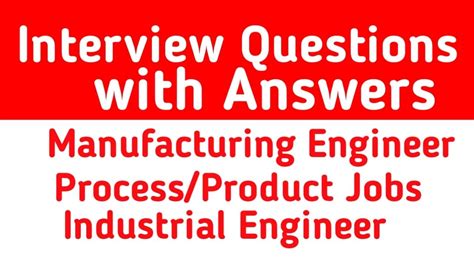 Interview Questions For Manufacturingcheck Book Description Youtube