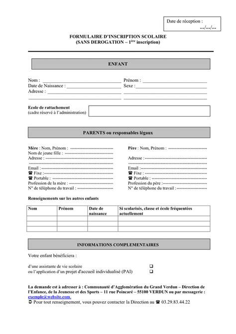 Formulaire d inscription téléchargement gratuit documents PDF Word