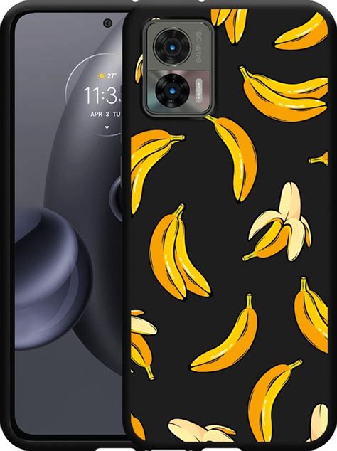 Cazy Hoesje Zwart Geschikt Voor Motorola Edge 30 Neo Banana Bol