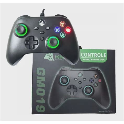 Controle Xbox One Xbox Series X S E Pc Fio Gamepad Manete Em