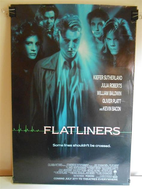 Flatliners 1990 Original Movie Poster Kiefer Sutherland