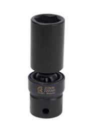 Sunex SUN 220UMD 20mm X 6 Point Deep 1 2 Drive Universal Impact Socket